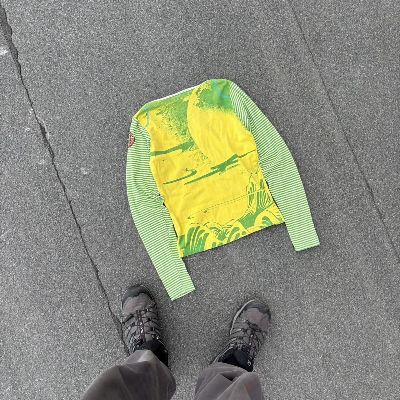 Japanese Brand × Vintage Vintage y2k avant garde archive colourful top Size S / US 4 / IT 40 - 6 Thumbnail