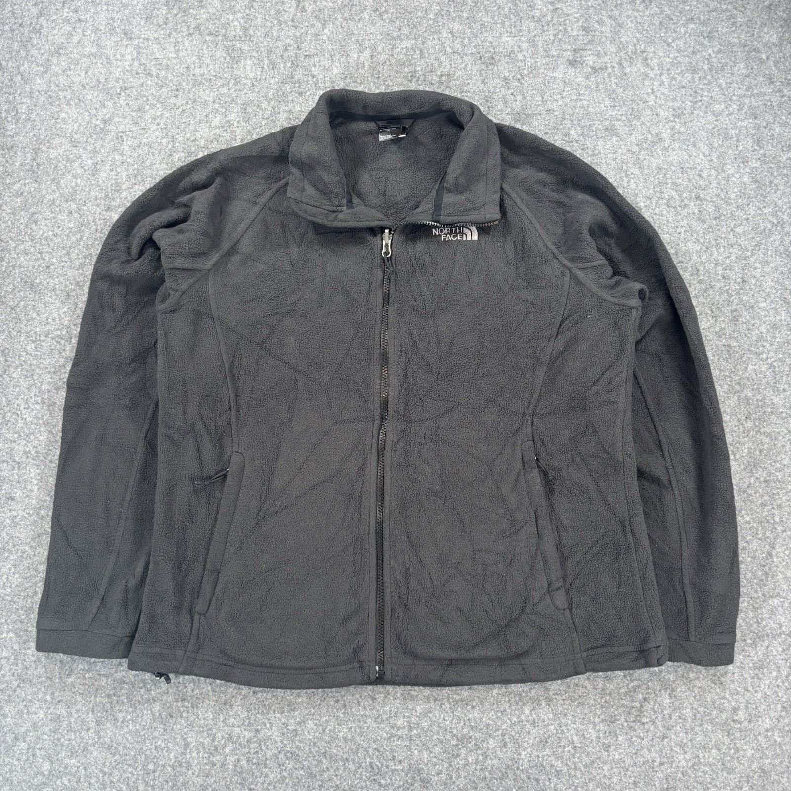The North Face The North Face Fleece Jacket Womens XL Black Full Zip Size XL / US 12-14 / IT 48-50 - 1 Thumbnail