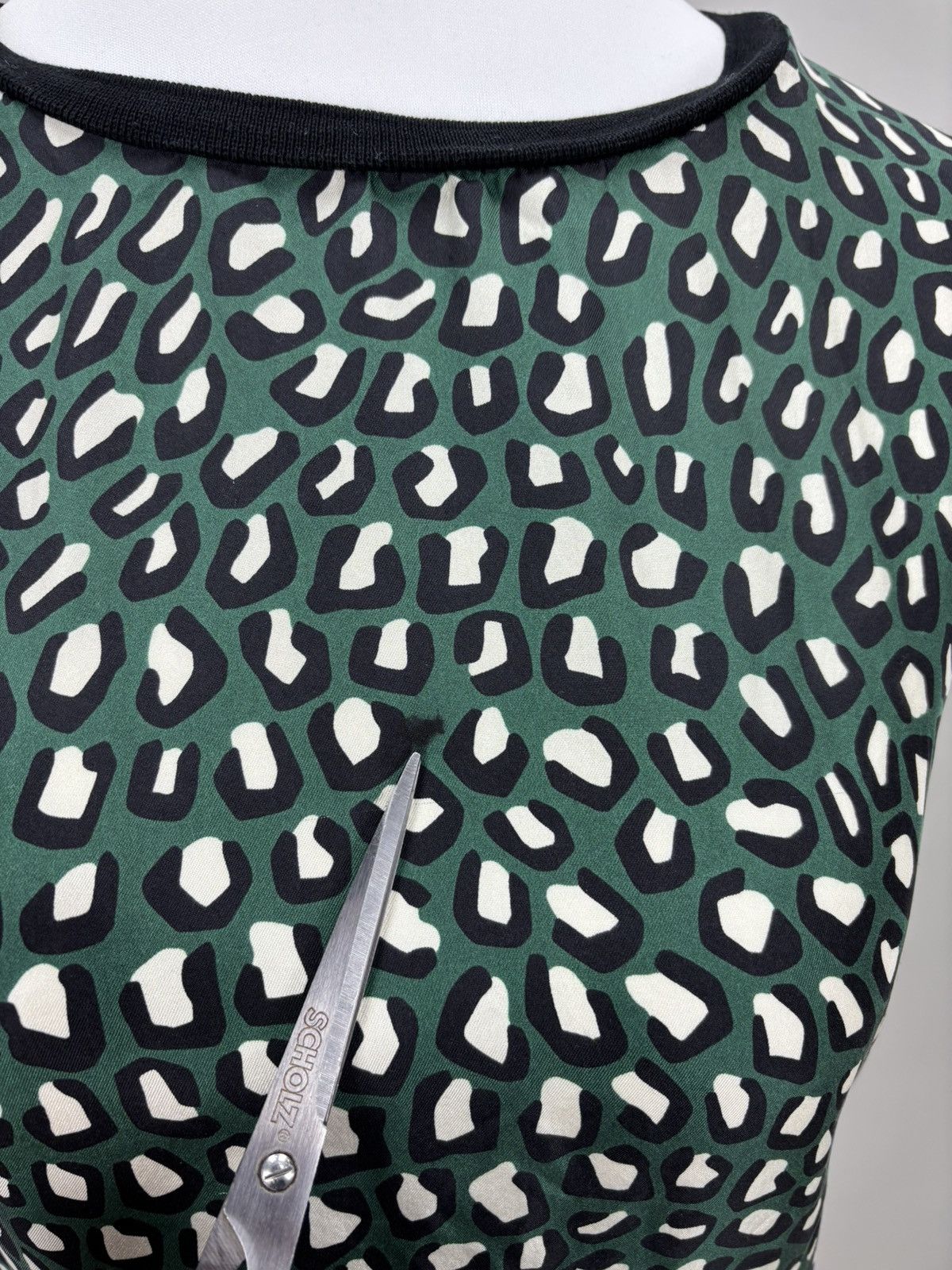 Moncler Womens t shirt silk Moncler Size S Color Green/Black Size S / US 4 / IT 40 - 4 Thumbnail