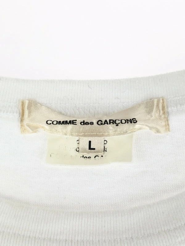 Comme des Garcons T-Shirts Short Sleeve Printed Cotton Round Neck White Size US L / EU 52-54 / 3 - 10 Thumbnail
