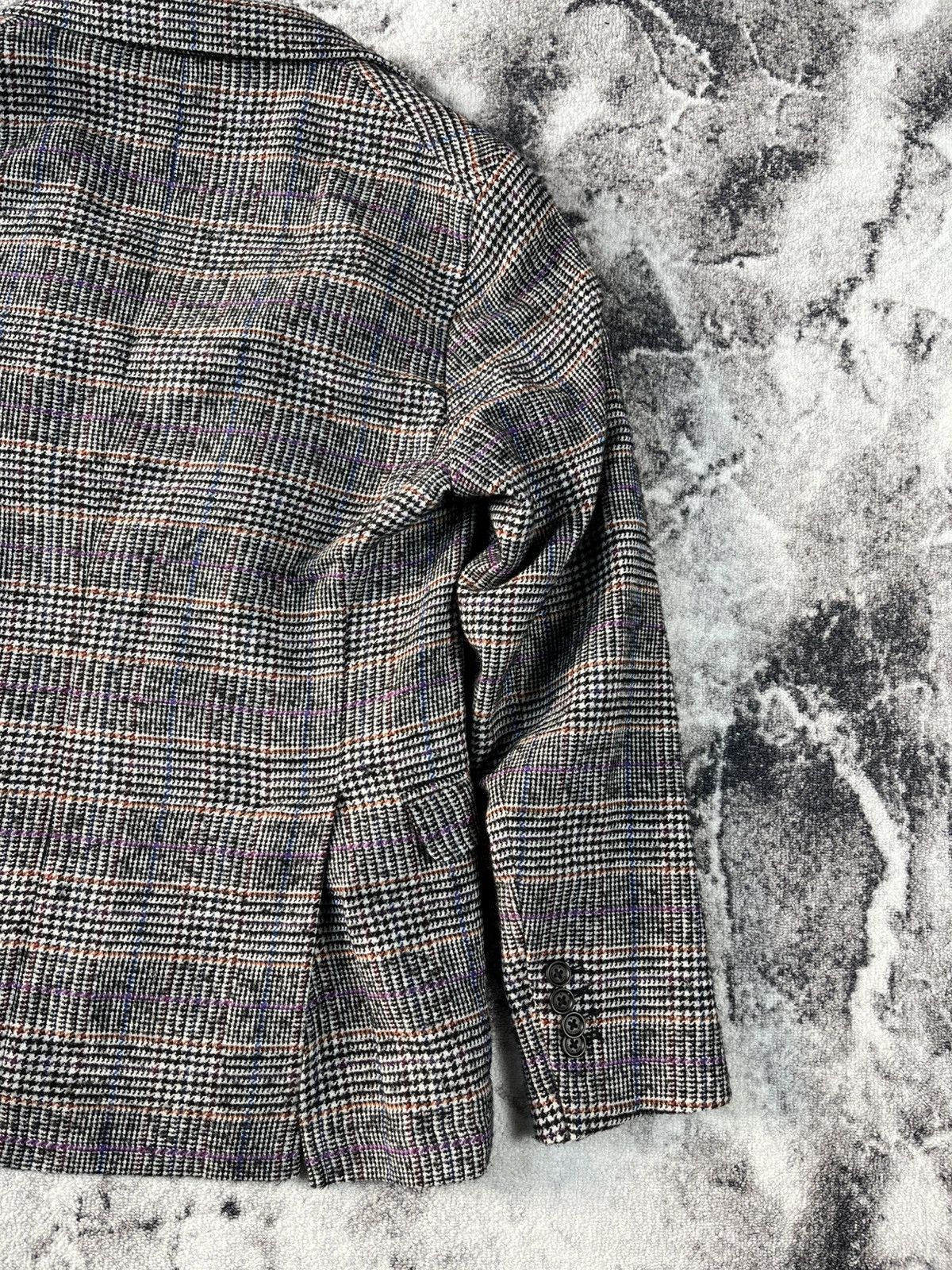 Manuel Ritz Manuel Ritz Wool Plaid Blazer Italy Tailored Fit Size 40R - 12 Thumbnail