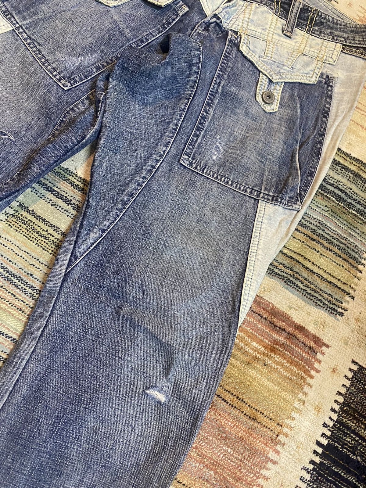 Marithe + Francois Girbaud ❗️ Distressed ❗️ Vintage MARITHE FRANCOIS GIRBAUD Pants Size US 32 / EU 48 - 16 Thumbnail