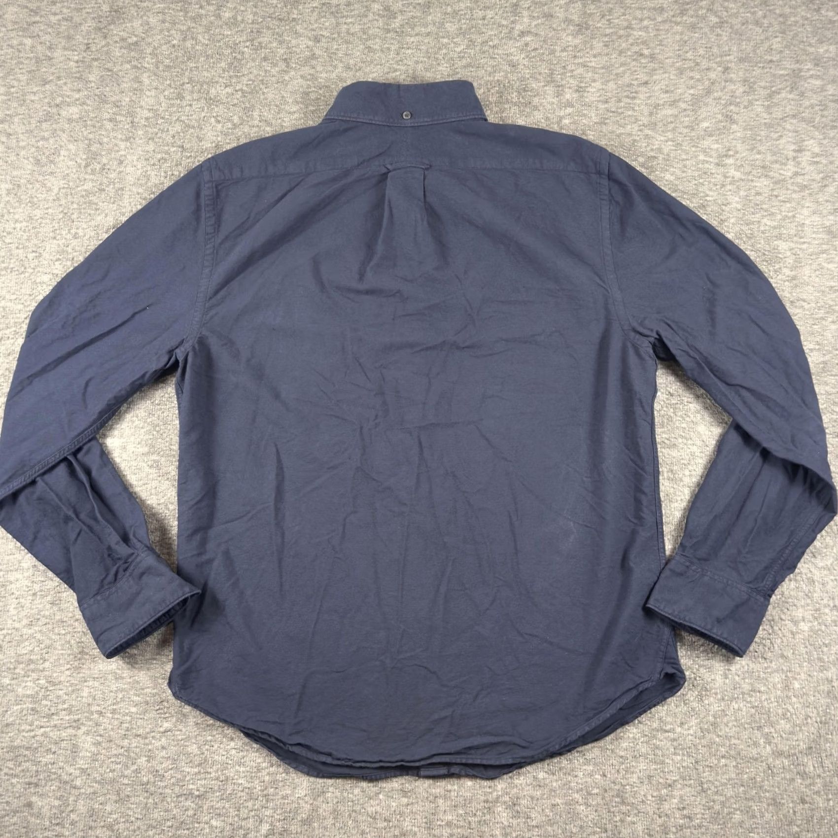 Todd Snyder Todd Snyder Shirt Mens Medium Blue Solid Long Sleeve Button-Down Cotton Portugal Size US M / EU 48-50 / 2 - 7 Thumbnail