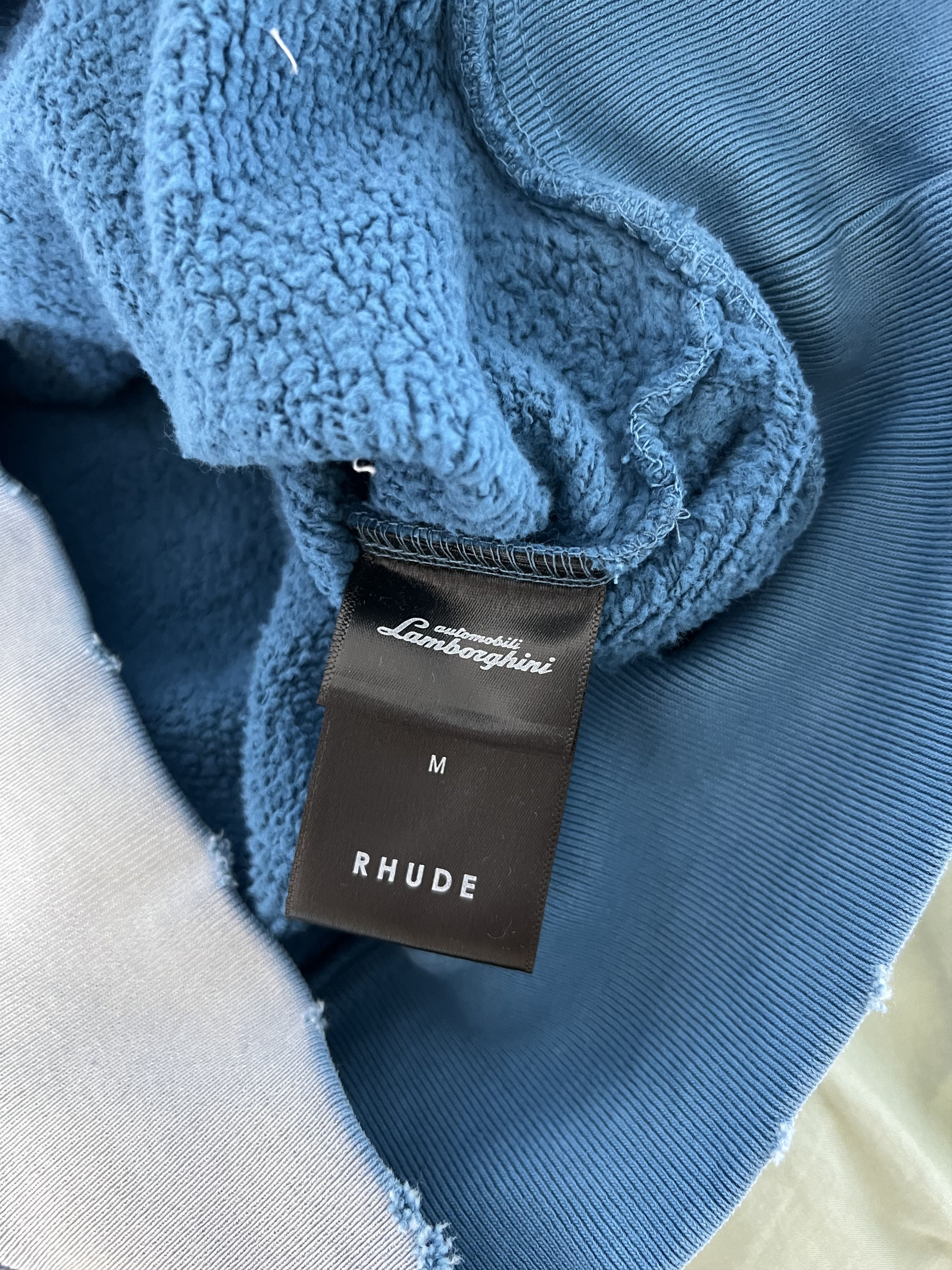 Lamborghini × Rhude Rhude Automobili Lamborghini Extended Rib Sweatshirt Size US M / EU 48-50 / 2 - 8 Thumbnail