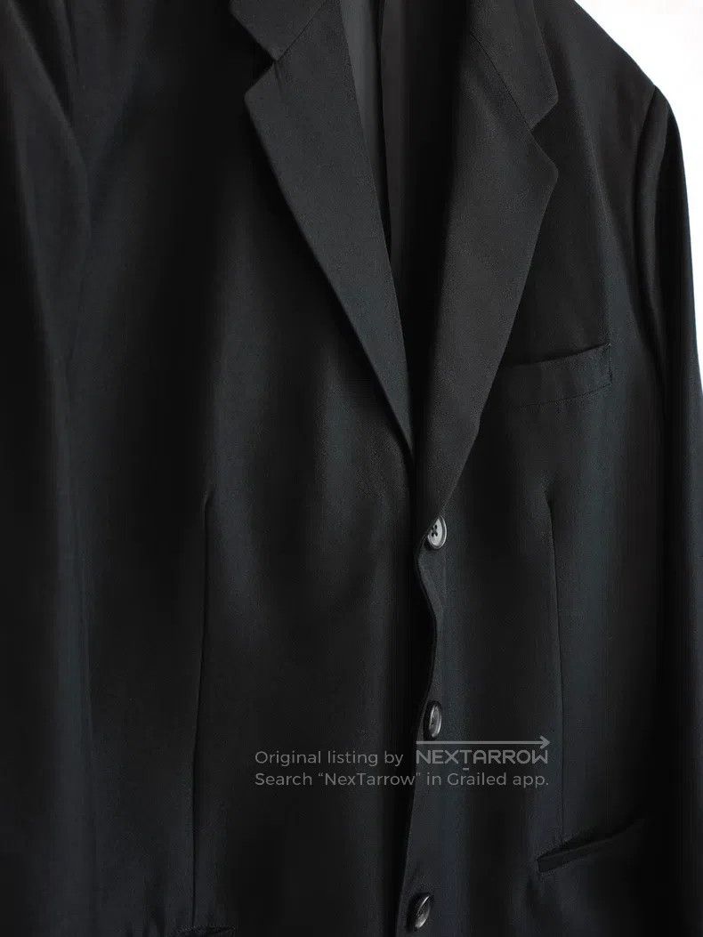 Yohji Yamamoto Yohji Yamamoto Mixed Fiber Shiny Suit Size US M / EU 48-50 / 2 - 4 Thumbnail