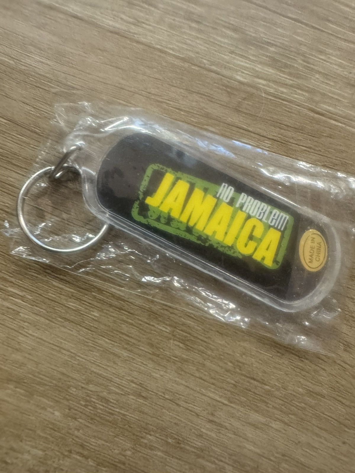 Bob Marley New Vintage 90s NO PROBLEM JAMAICA Fob Keychain Ring Size ONE SIZE - 3 Thumbnail