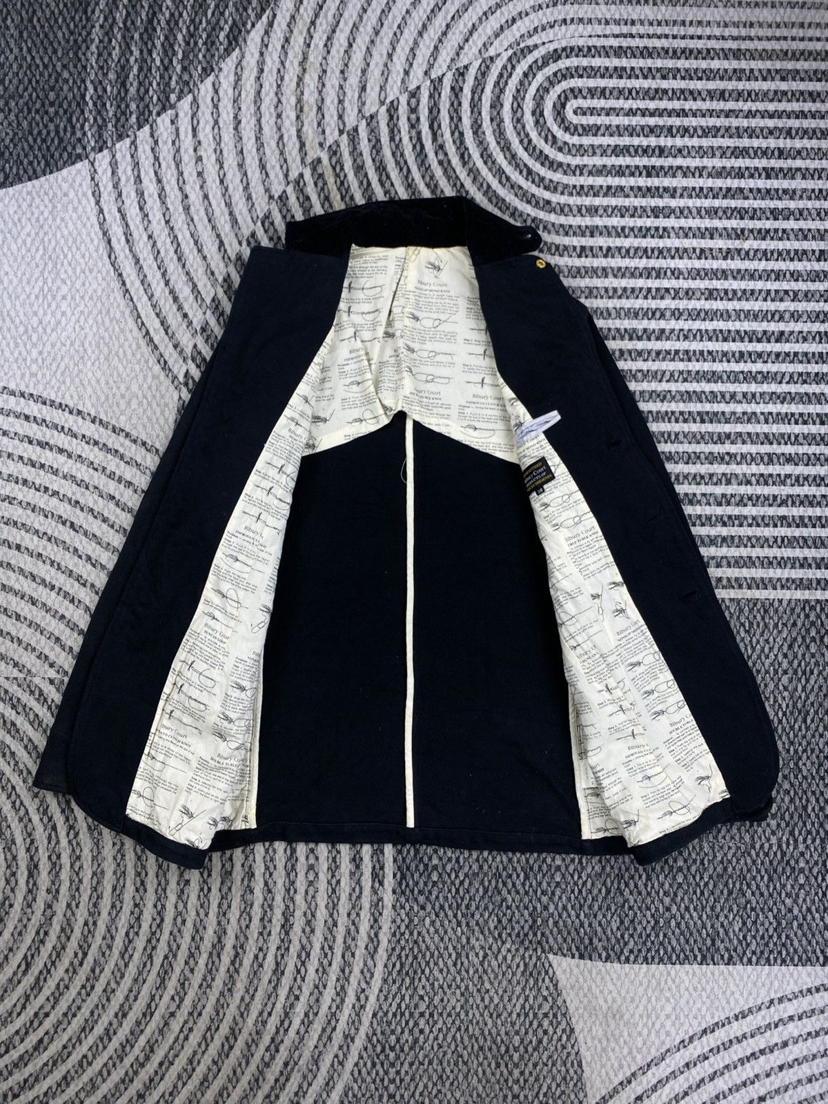 Japanese Brand Vtg Bibury Court Premium Black Blazer Style Jacket Size US M / EU 48-50 / 2 - 6 Thumbnail