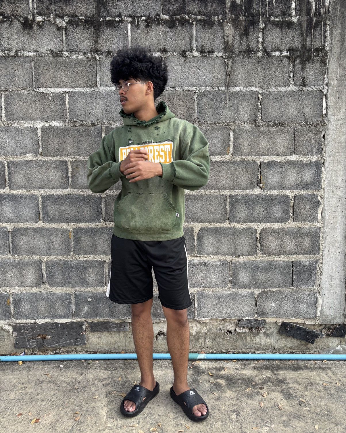 Russell Athletic Thrashed 90s Distressed Russell Faded Hoodie Size US M / EU 48-50 / 2 - 5 Thumbnail