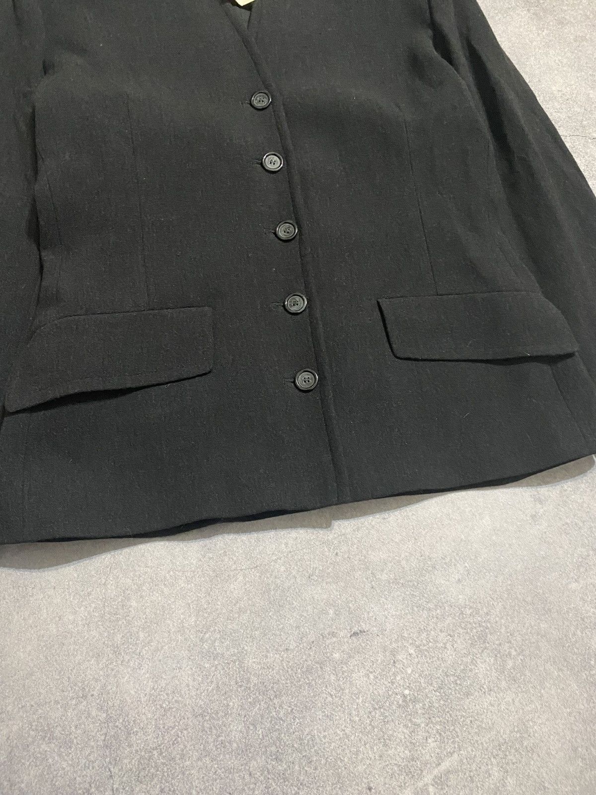 Vintage × Yves Saint Laurent Vintage 80s Yves Saint Laurent Jacket Women’s Wool Blazer Size XL / US 12-14 / IT 48-50 - 3 Thumbnail