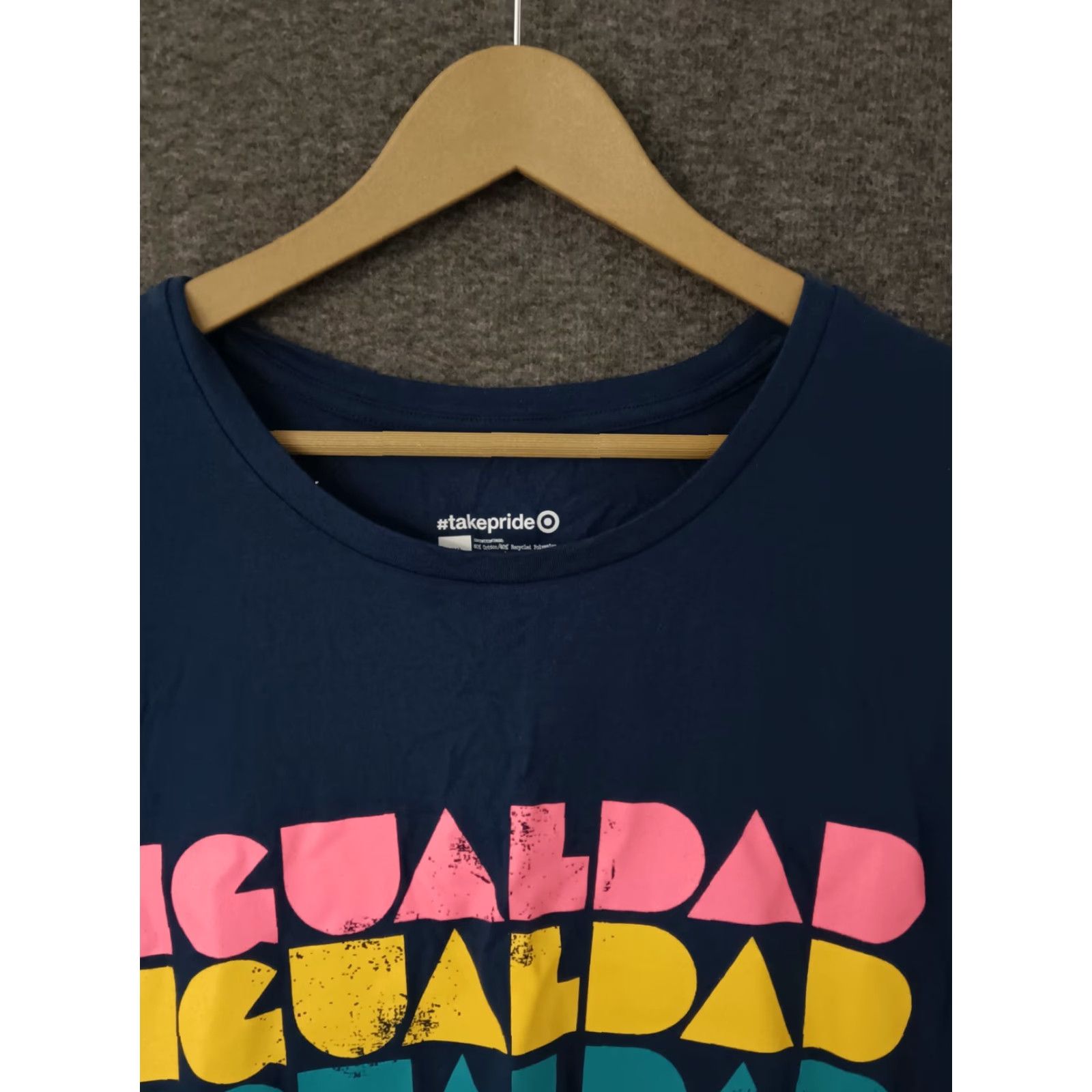 Vintage #takepride IgualDaD Equality T-Shirt XXL Adult Blue Unisex Men's Womens Size US XXL / EU 58 / 5 - 3 Thumbnail
