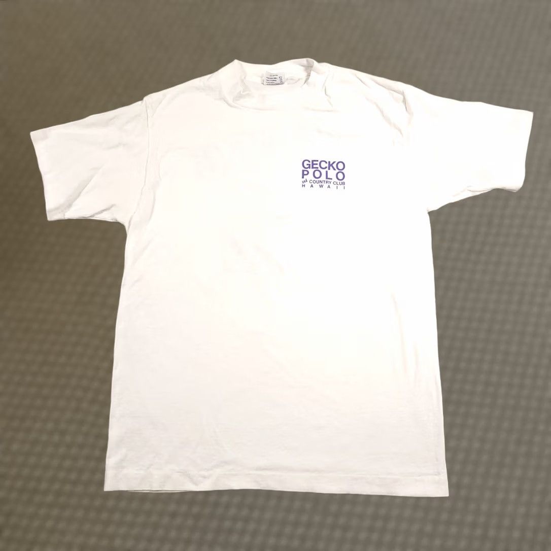 Vintage Vtg Single Stitch Gecko Polo and Country Club Maui T-Shirt Mens Large Sof Tee Size US L / EU 52-54 / 3 - 1 Thumbnail