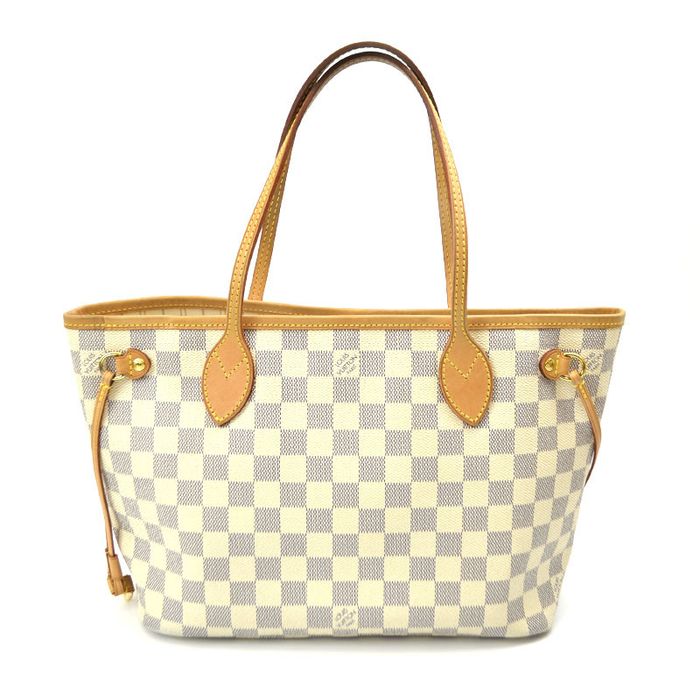 Louis Vuitton Louis Vuitton Neverfull Pm Damier Azur Tote Bag Grailed 