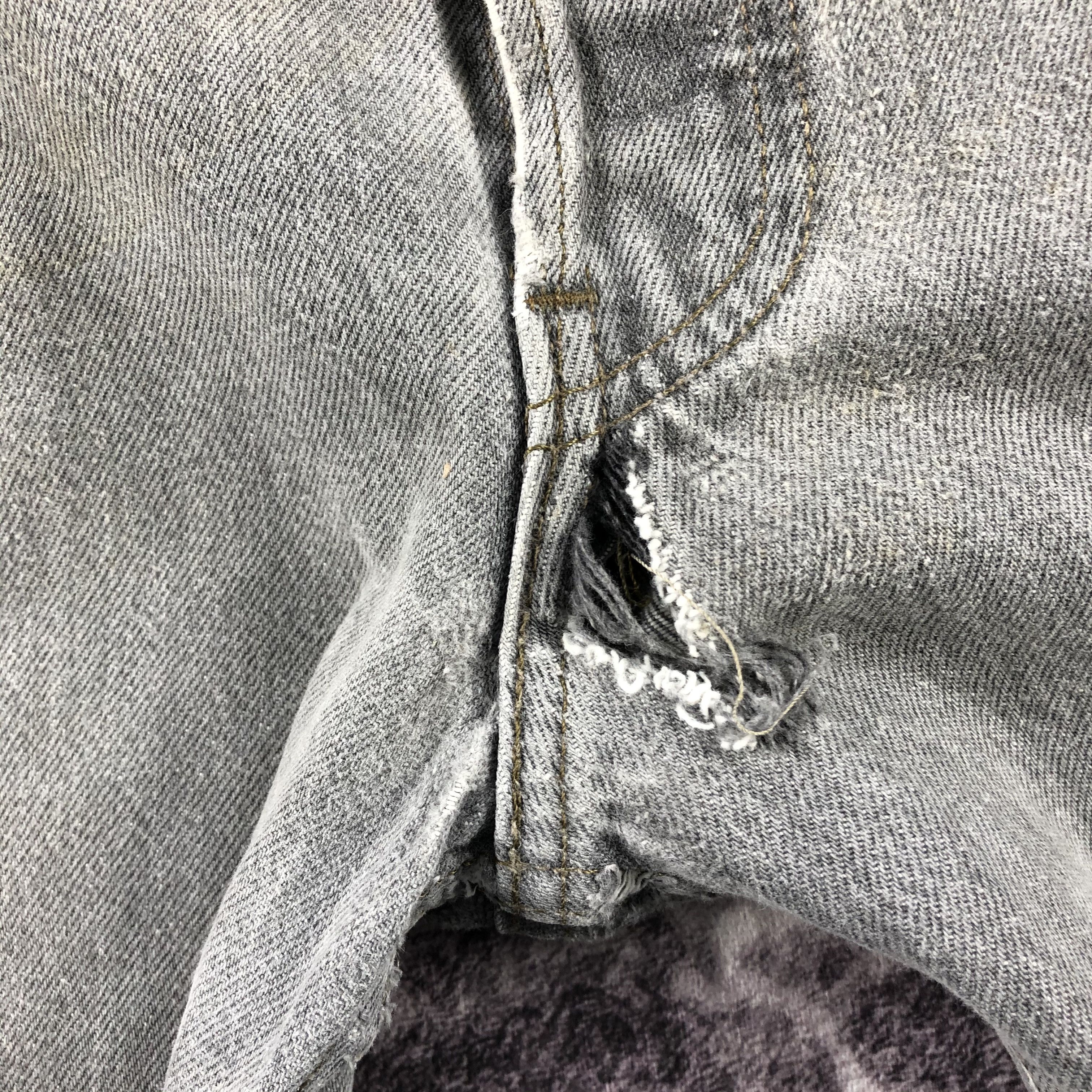 Levi's × Vintage Vintage 90s Faded Black Levis 501 Jeans-JM2382 Size US 38 / EU 54 - 11 Thumbnail