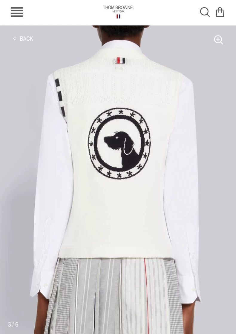 Thom Browne Thom Browne Rare white vest 2503-Nextarrow Size XS / US 0-2 / IT 36-38 - 7 Thumbnail