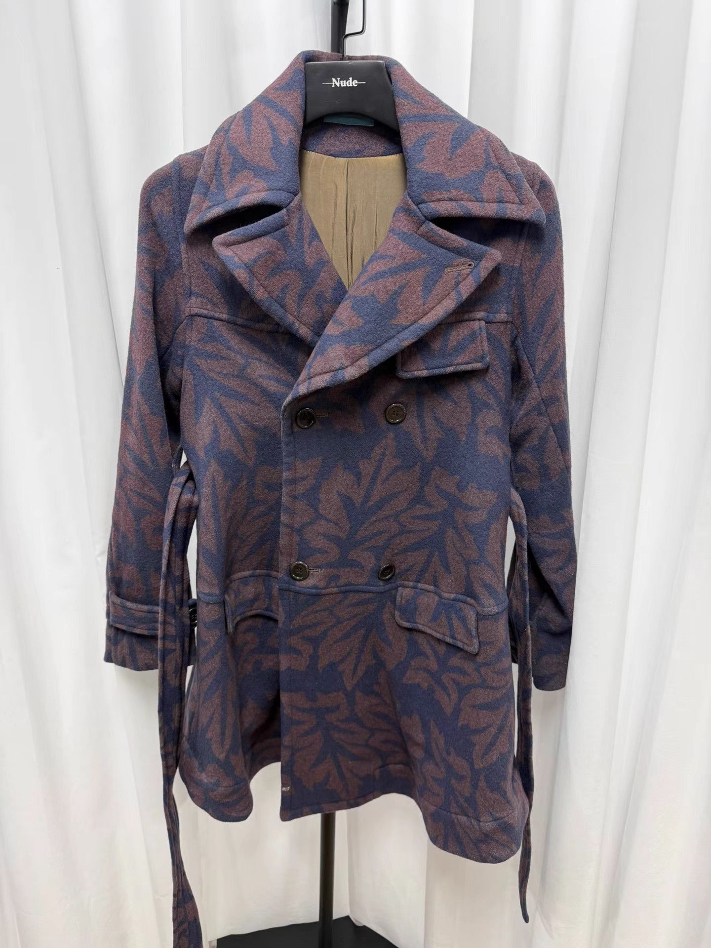 Undercover UNDERCOVER 97AW Maple Leaf Pleated Patchwork Coat K20 Size US L / EU 52-54 / 3 - 1 Thumbnail