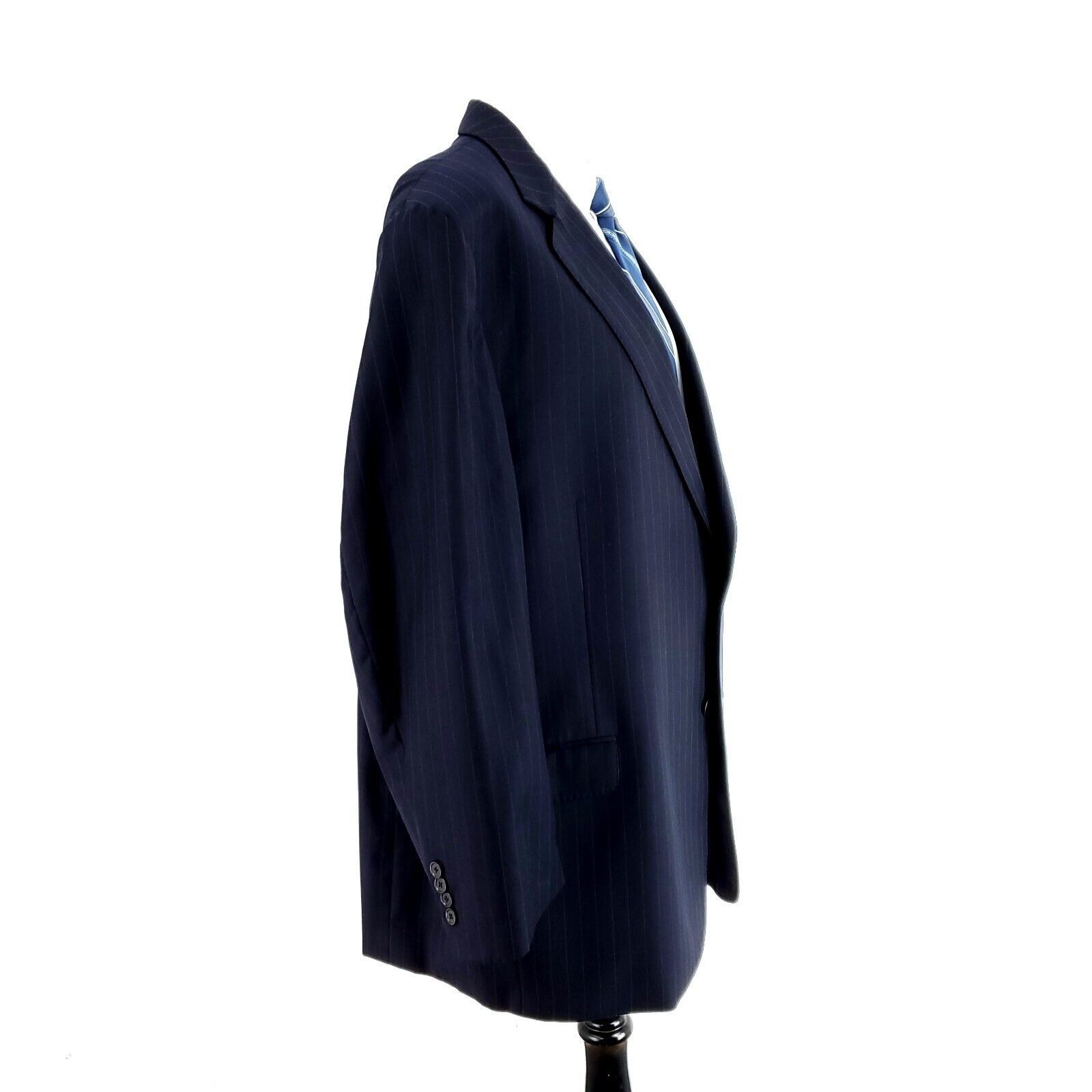 Jos. A. Bank Jos A Bank Signature Gold Wool 2 Button 2 Piece Suit 48L Blu Size 48L - 7 Thumbnail