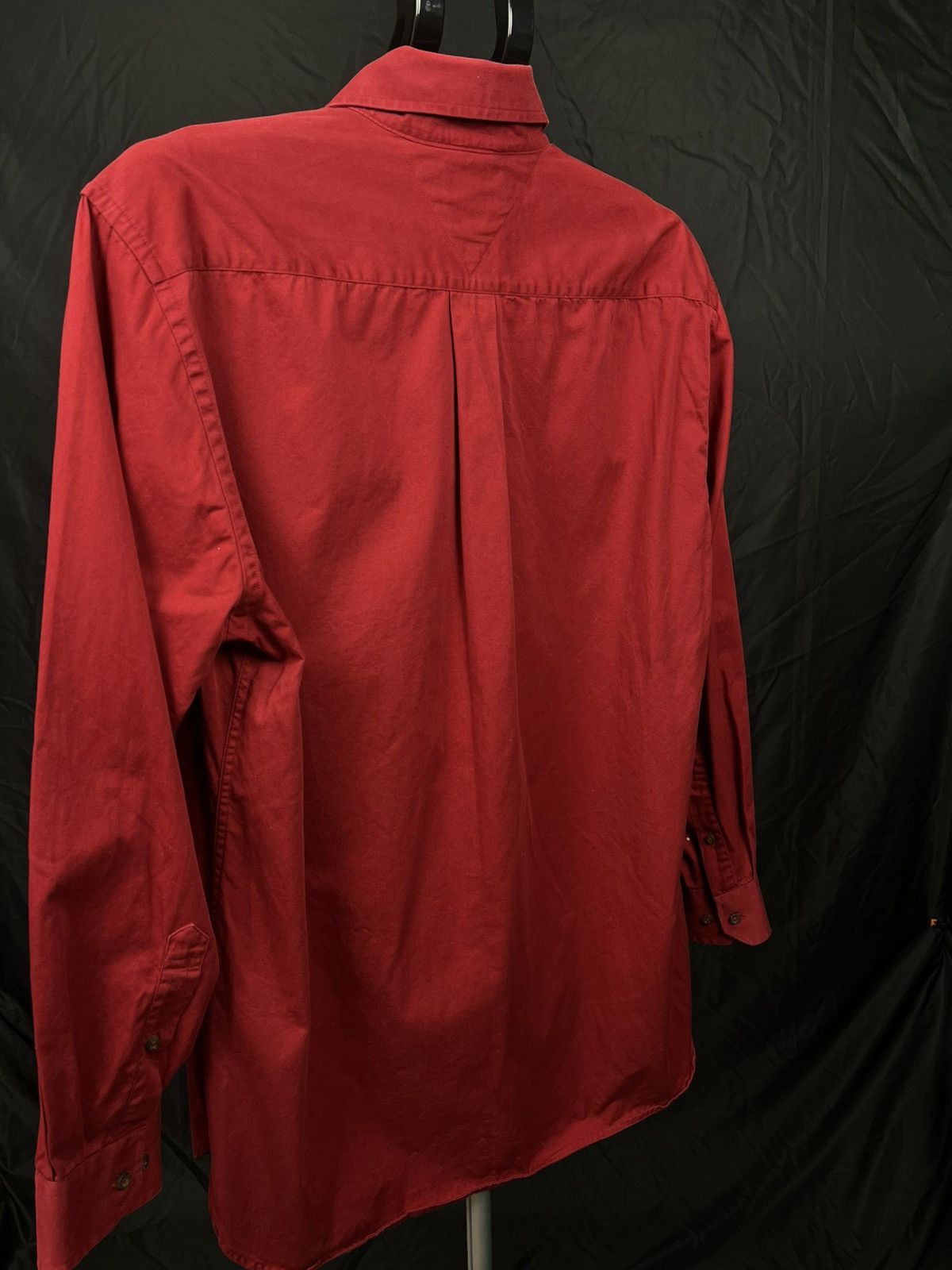 Tommy Hilfiger Tommy Hilfiger vintage red heavy shirt Size US L / EU 52-54 / 3 - 4 Thumbnail