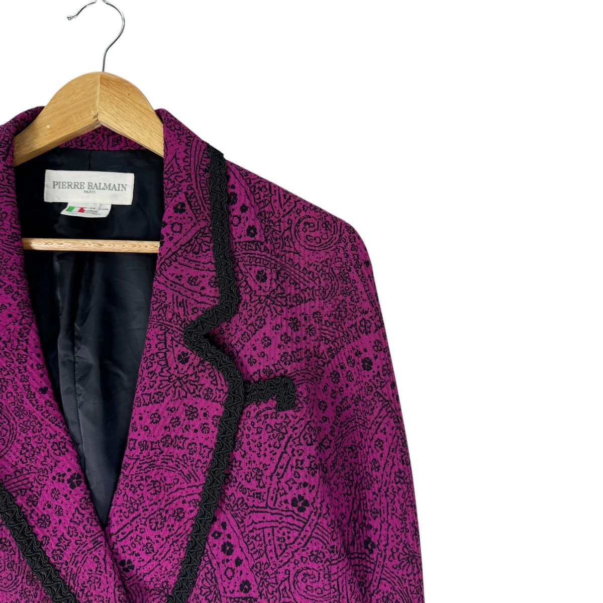Pierre Balmain 🔥PIERRE BALMAIN PAISLEY CROPPED BUTTON JACKET Size M / US 6-8 / IT 42-44 - 3 Thumbnail