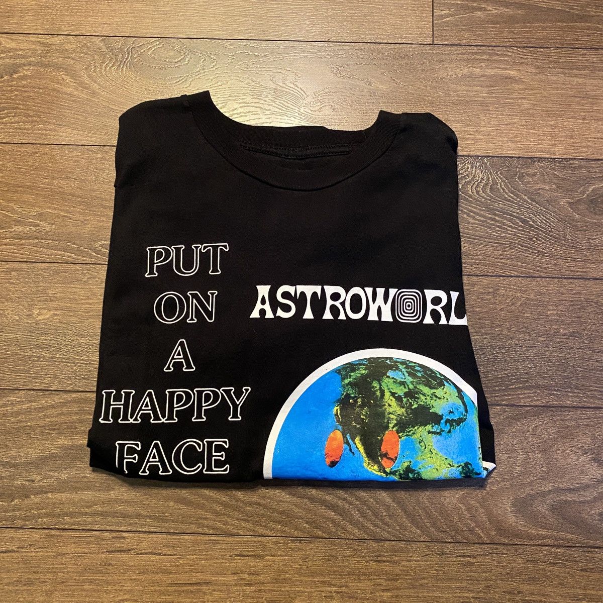 Travis Scott Travis scott put on a happy face tee Size US M / EU 48-50 / 2 - 1 Thumbnail