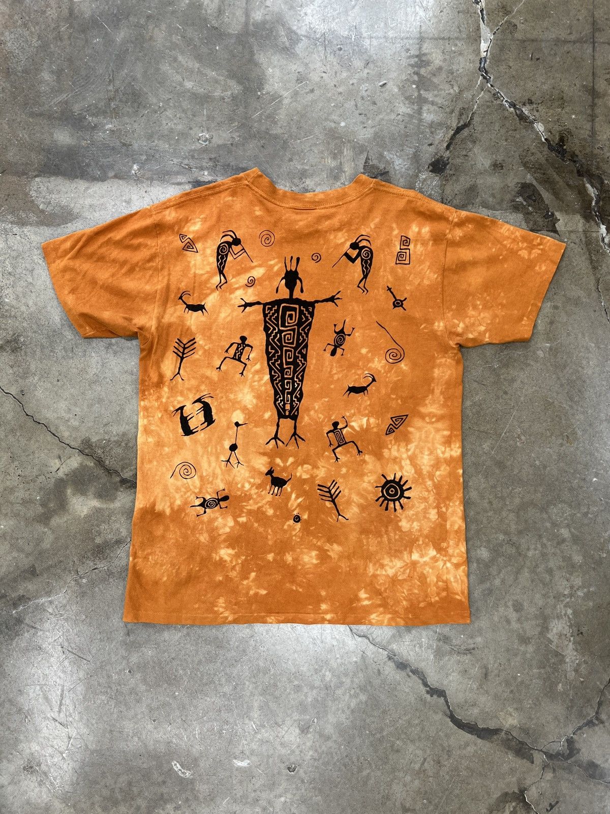 Vintage Vintage Bfofo Tribal Dyed Single Stitch Tee XL Size US XL / EU 56 / 4 - 4 Thumbnail