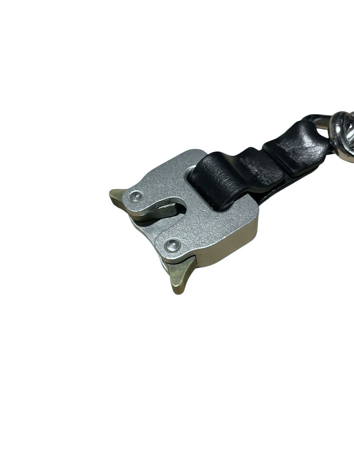 1017 ALYX 9SM 1017 ALYX 9SM Leather and Chain Rollercoaster Bracelet Size ONE SIZE - 4 Thumbnail