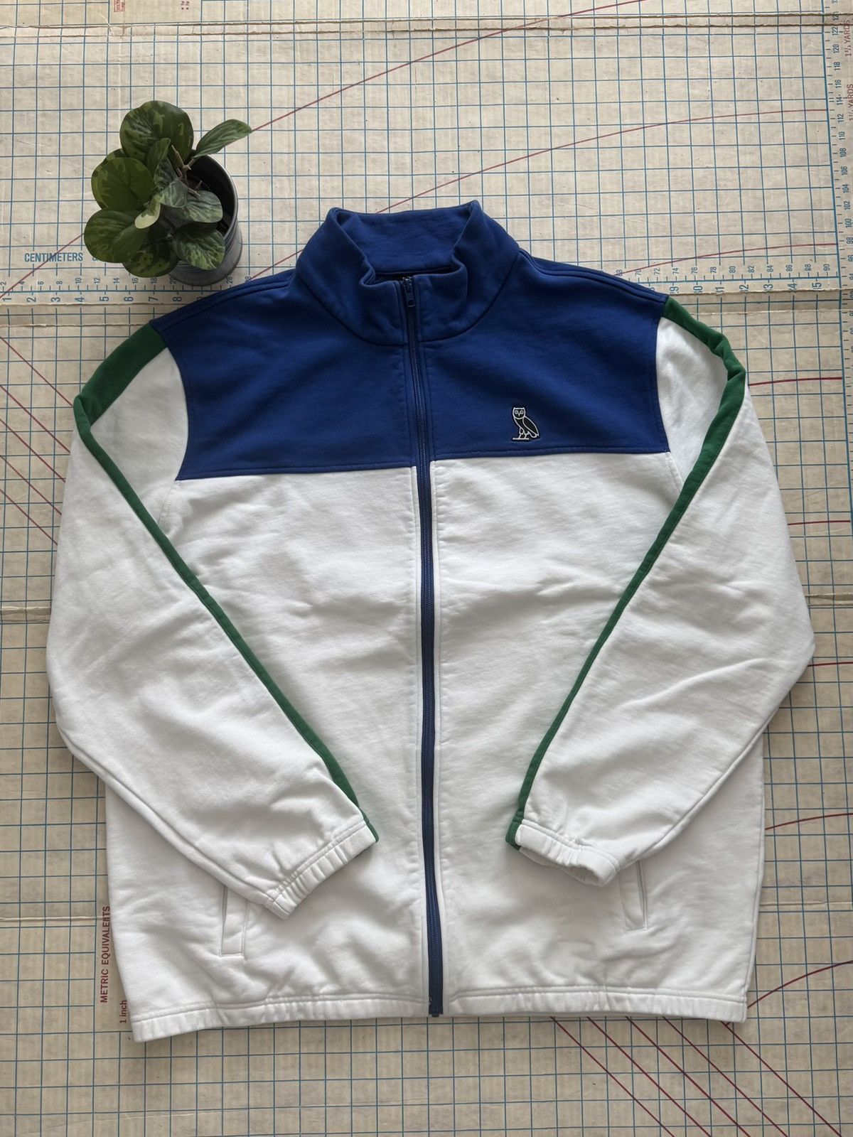 October's Very Own Octobers Very Own OVO All Court Track Jacket Mens XXL White Size US XXL / EU 58 / 5 - 4 Thumbnail