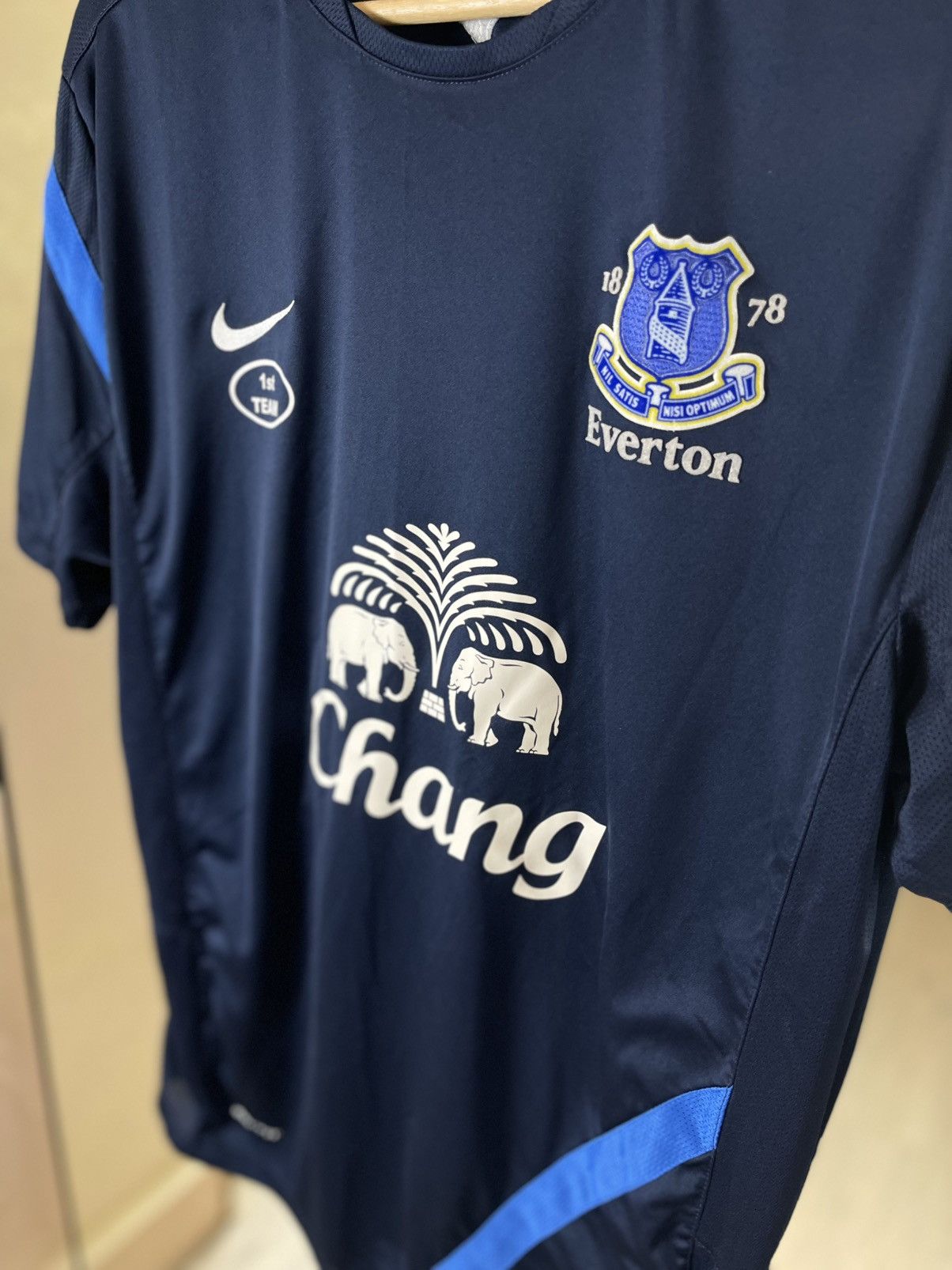Nike Nike Everton FC 13/14 Dri-FIT Tech Training Jersey Navy Size US L / EU 52-54 / 3 - 4 Thumbnail