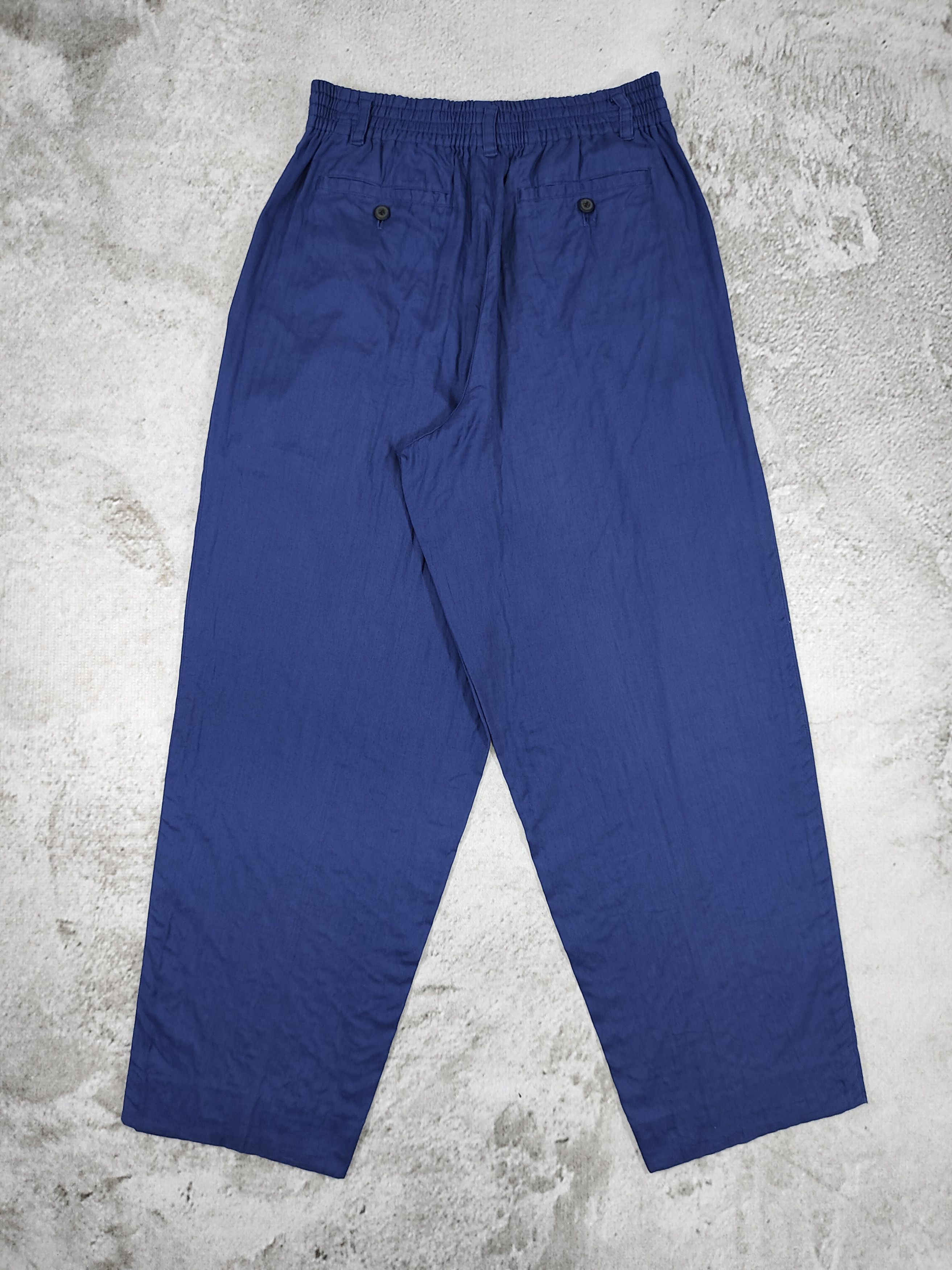 Issey Miyake 90s Issey Miyake- Barrel Cut Relaxed Tailored Archive Pants Size US 32 / EU 48 - 5 Thumbnail