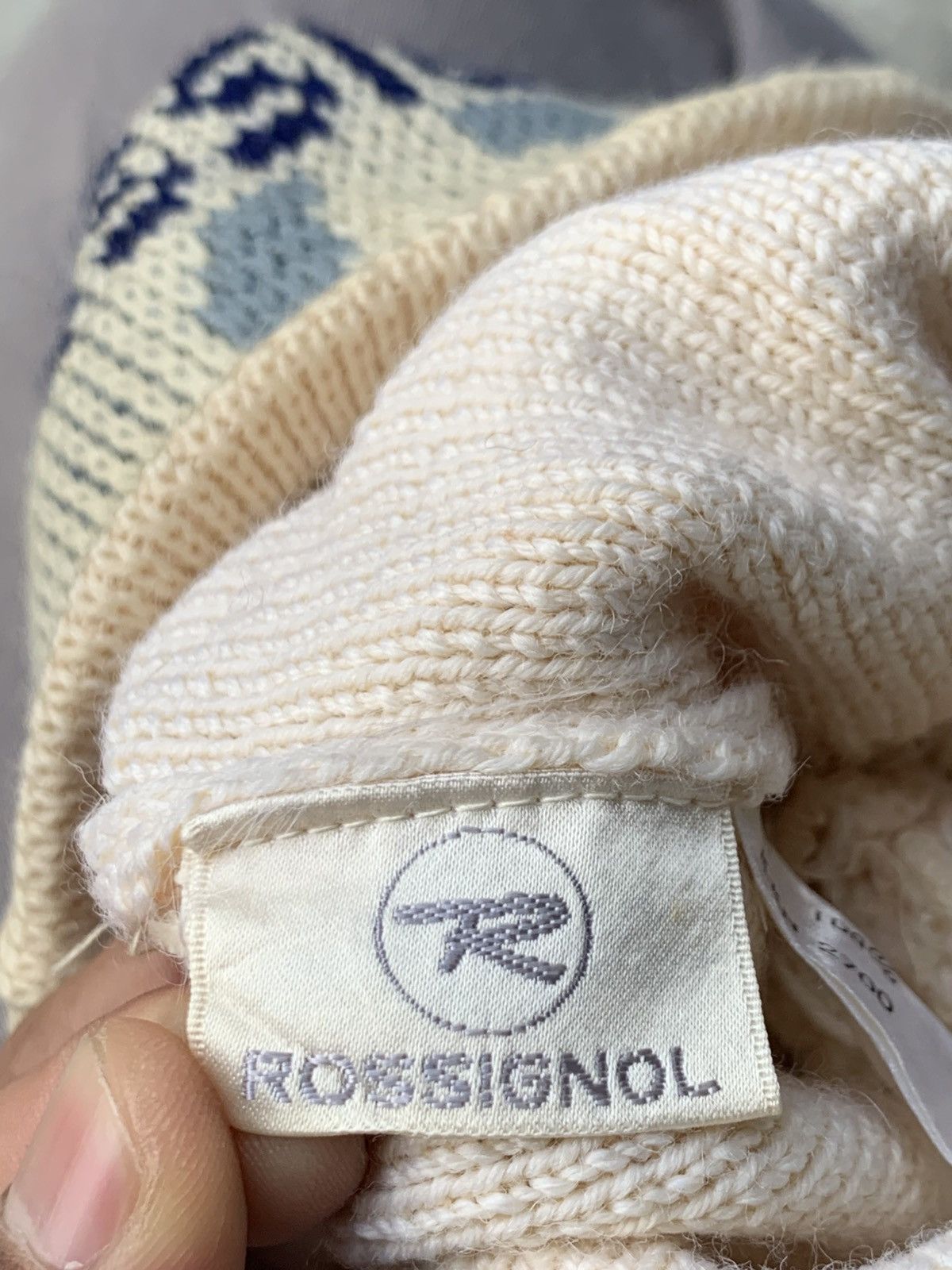 Designer × Japanese Brand Rossignol Crochet Beanie Mitsui Bussan Size ONE SIZE - 8 Thumbnail