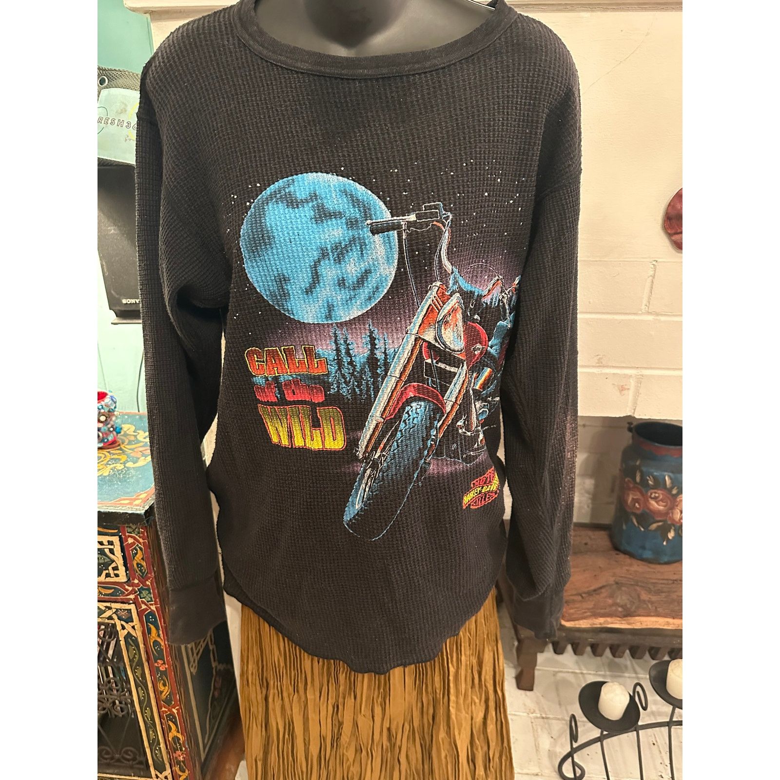 1992 HARLEY DAVIDSON CALL OF WILD THERMAL WAFFLE TOP