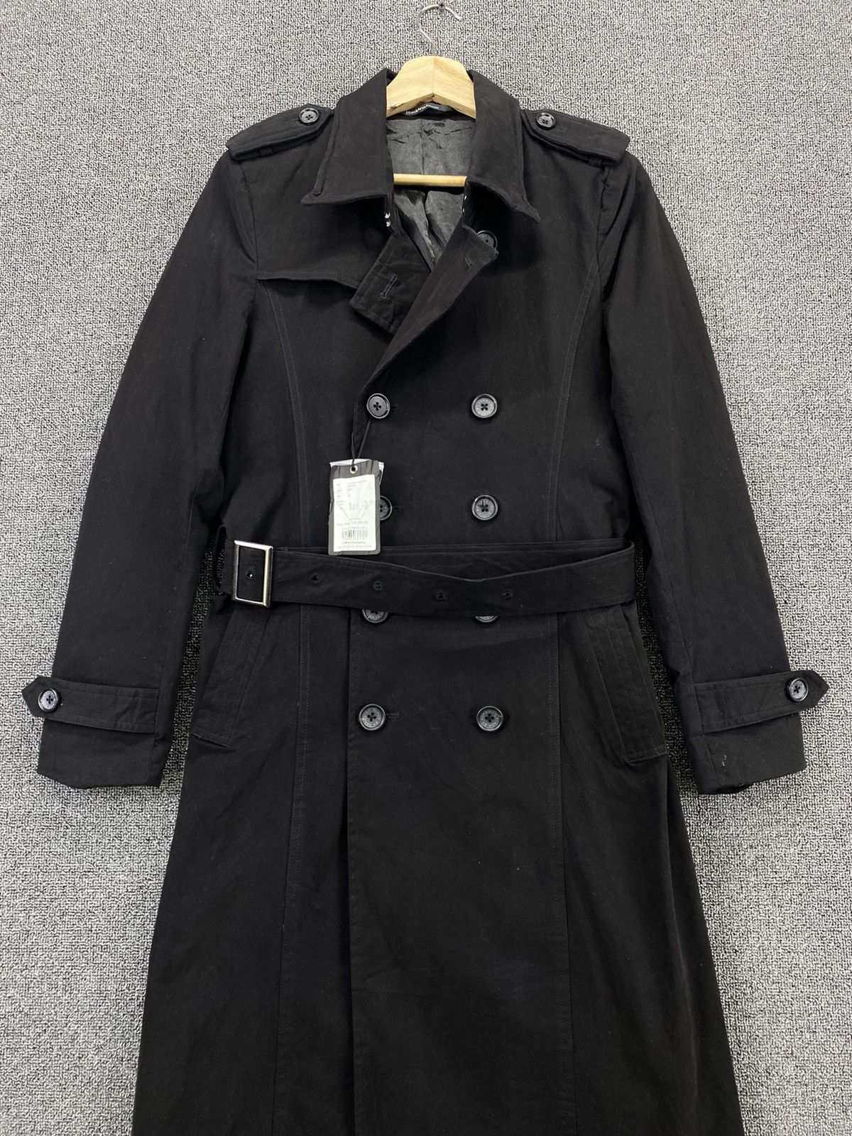Vanquish Black Vanquish Double Breasted Trench Coats Long Jacket Size M / US 6-8 / IT 42-44 - 6 Thumbnail