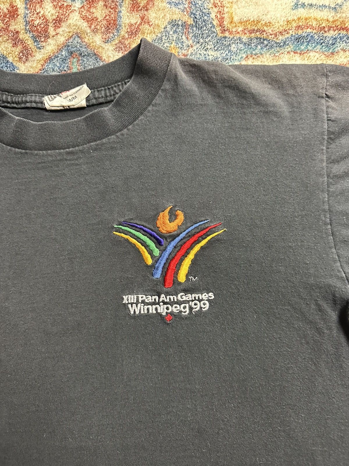 Vintage Vintage Pan Am Games Winnipeg Logo T-shirt Medium Size US M / EU 48-50 / 2 - 4 Thumbnail