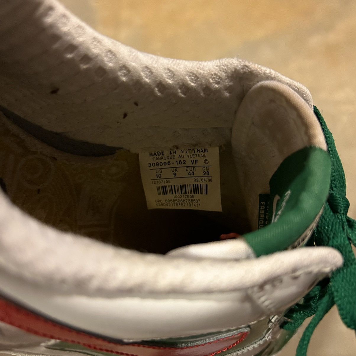Nike × Vintage Nike Air Force 1 Low World Cup Mexico 2006 US 10 Size US 10 / EU 43 - 11 Thumbnail