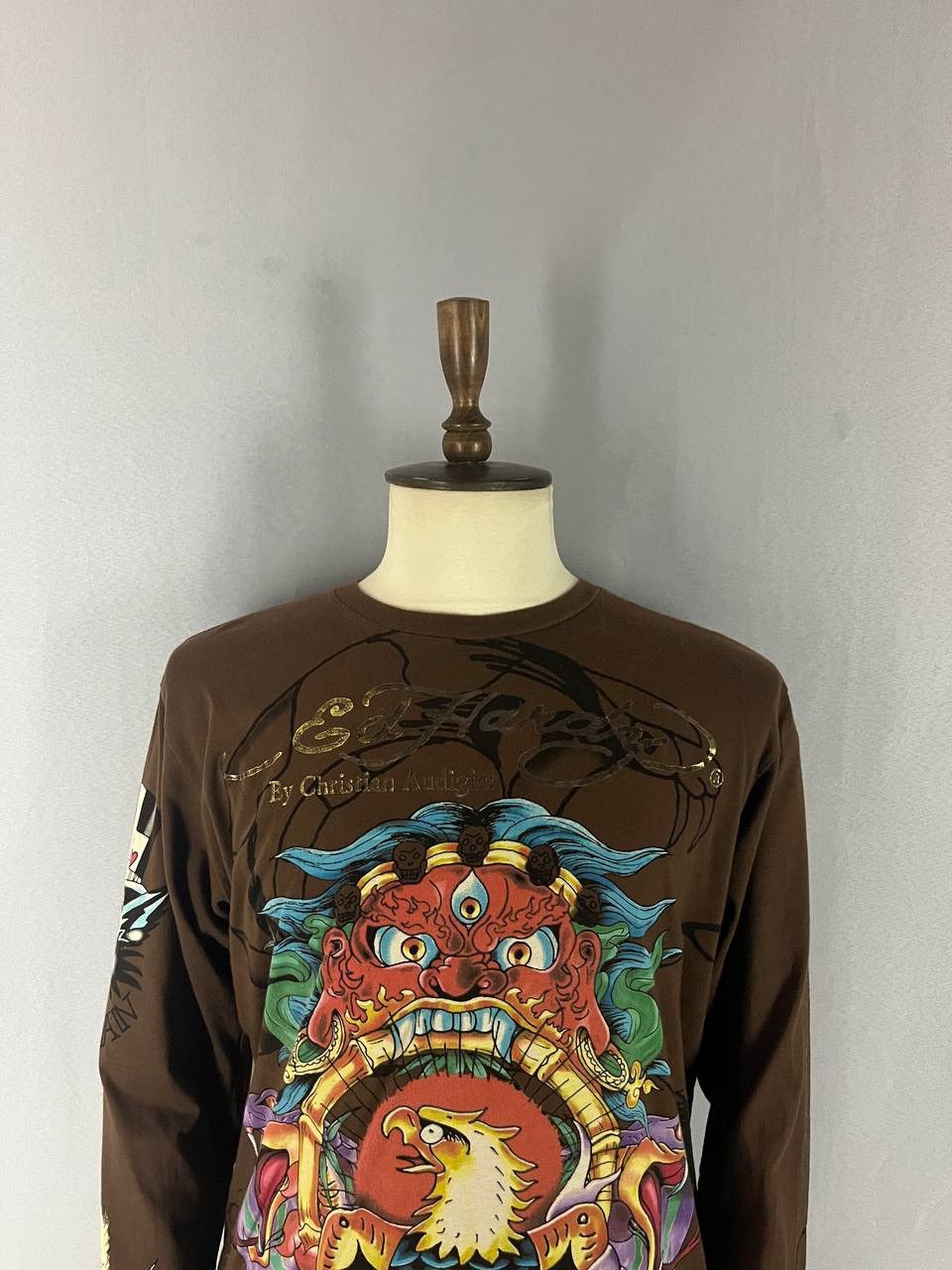 Ed Hardy Ed Hardy Sweatshirt Crewneck Brown Size US L / EU 52-54 / 3 - 2 Thumbnail