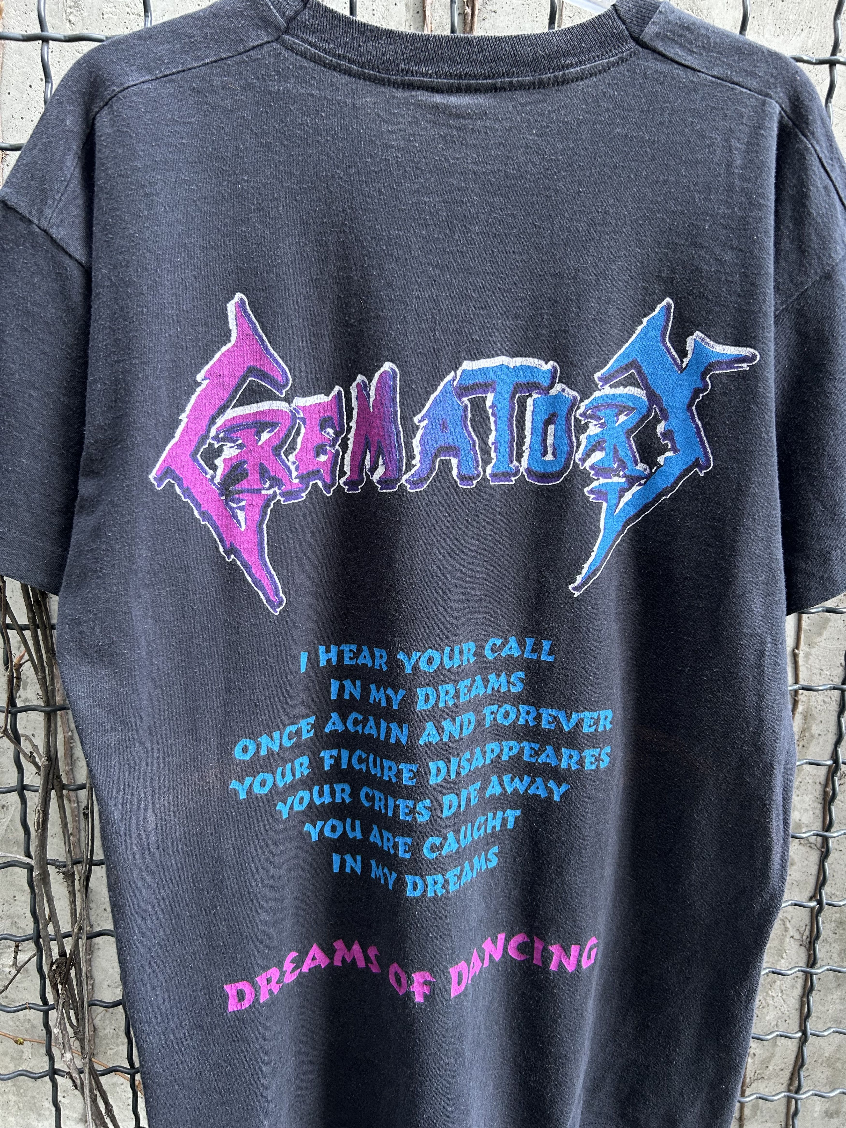 Band Tees Vintage 1995 Crematory Dreams of Dancing Rock Band T-shirt Size US L / EU 52-54 / 3 - 8 Thumbnail
