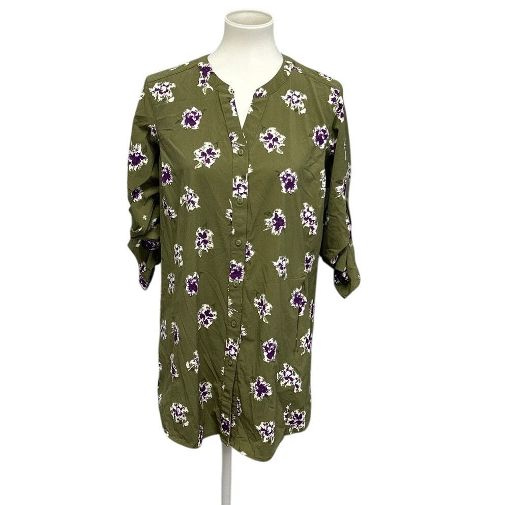 Duluth Trading Company Duluth Trading Co Womens Small Long Sleeve Button Down Shirt Size S / US 4 / IT 40 - 1 Thumbnail