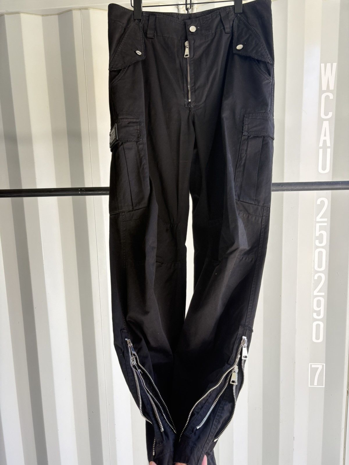Dolce & Gabbana Cargo Double Ankle Zip Pants Size US 34 / EU 50 - 2 Thumbnail