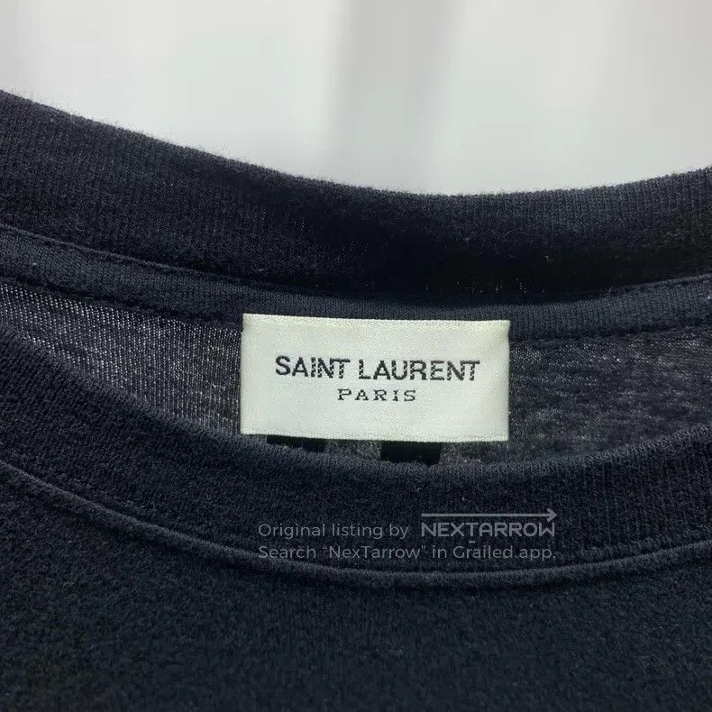 Saint Laurent Paris Saint Laurent Paris Huge Hit Shark Short Sleeve T-Shirt Size US XS / EU 42 / 0 - 5 Thumbnail