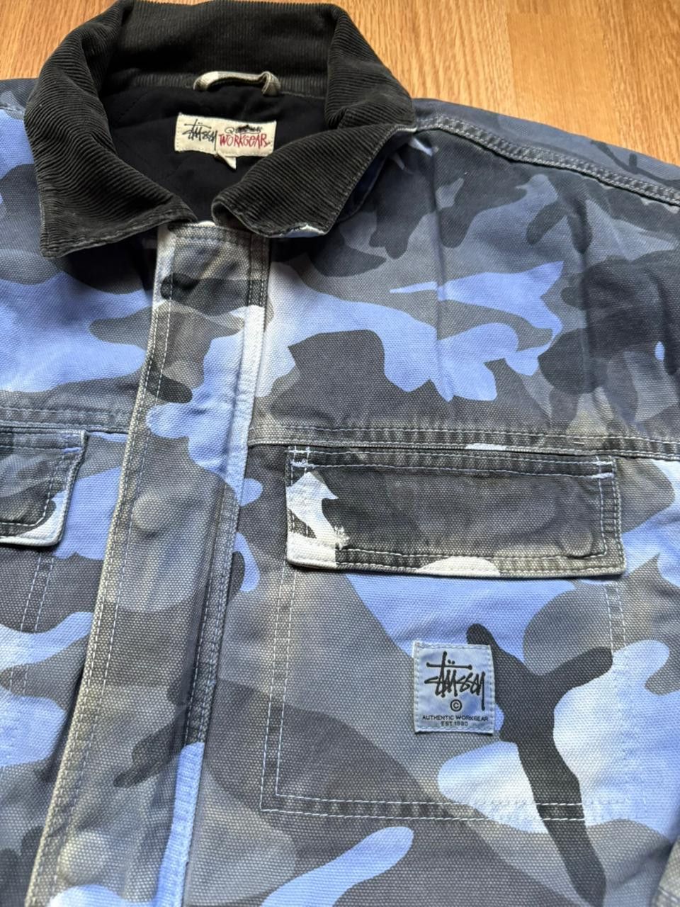 Stussy CC28 Canvas Shop Jacket in Multicolor Size US XL / EU 56 / 4 - 2 Thumbnail