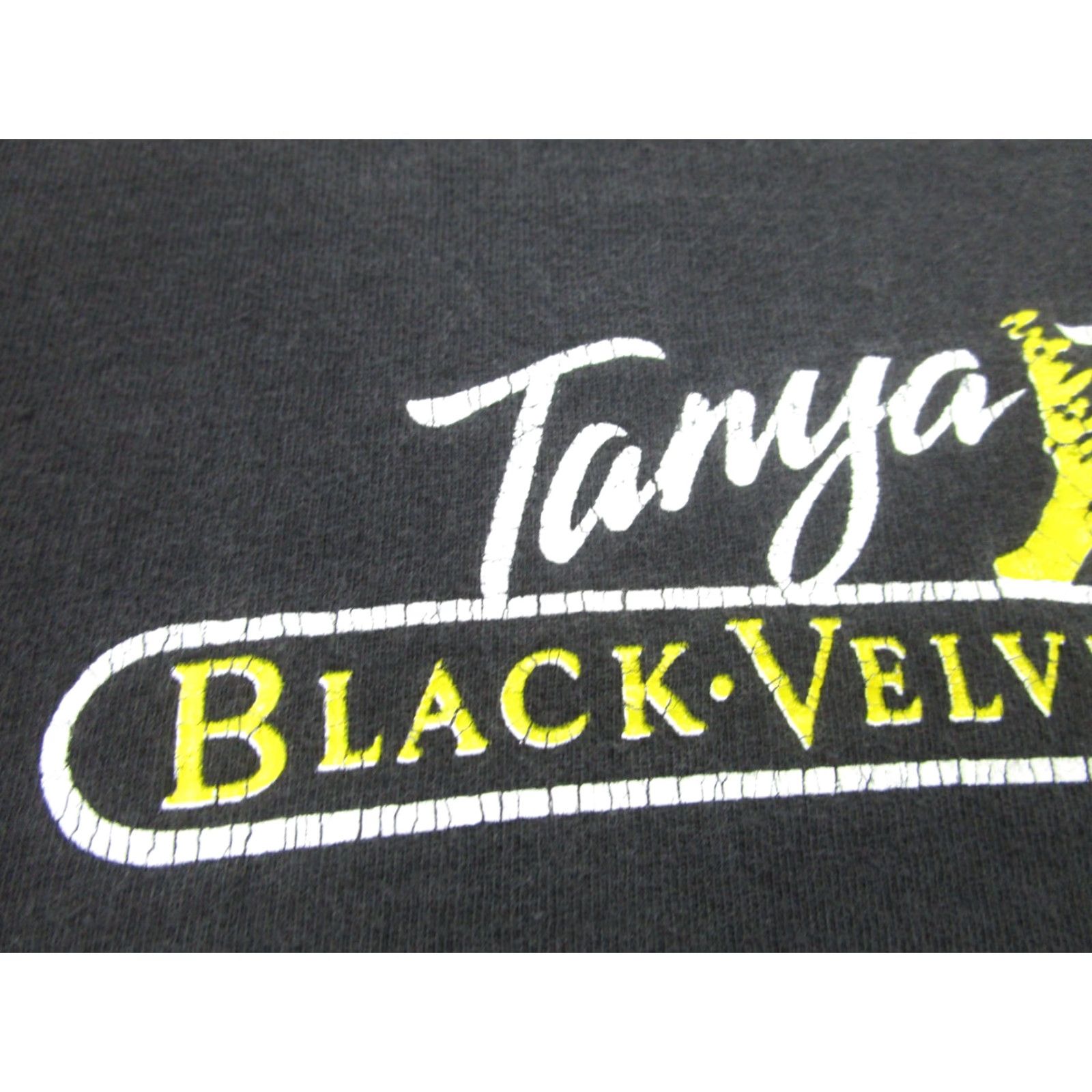 Hanes VINTAGE Tanya Tucker Shirt Men XL Black Velvet Lady Tour Single Stitch 90s Concert Men's XL Black 90s USA Size US XL / EU 56 / 4 - 6 Thumbnail
