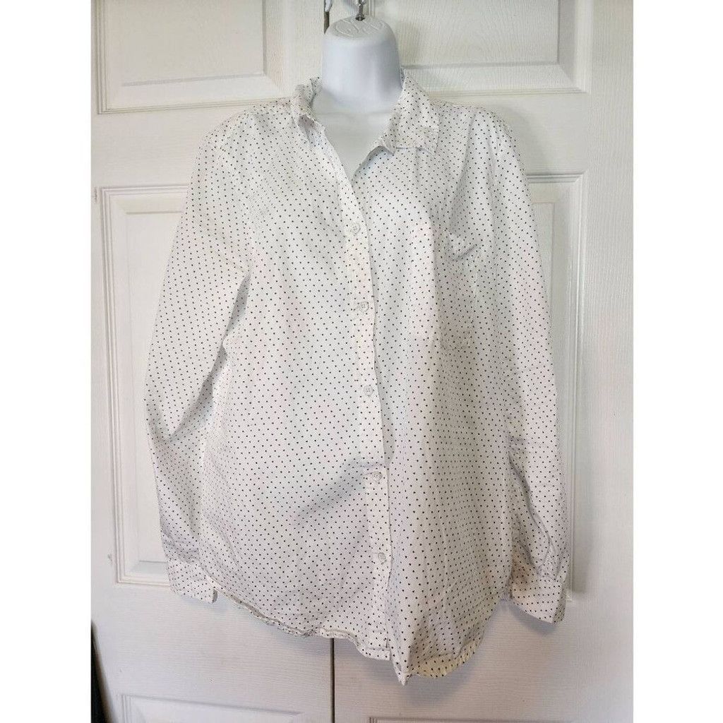 American Eagle Outfitters American Eagle Black and White Blouse Size L / US 10 / IT 46 - 2 Thumbnail