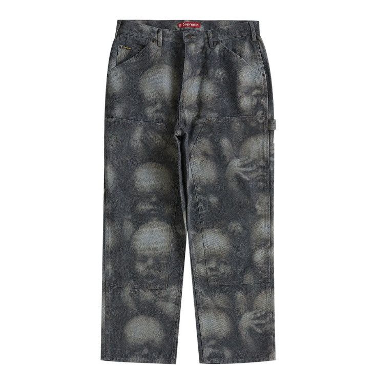 Supreme Supreme H.R. giger double knee jeans FOR JAMES*** | Grailed