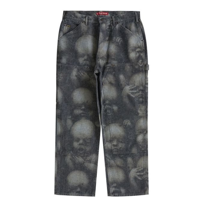 Supreme Supreme H.R. giger double knee jeans | Grailed