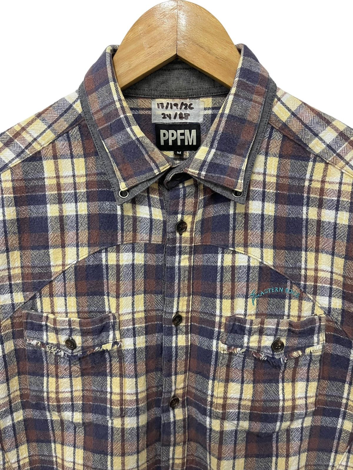 Japanese Brand PPFM flannel shirt Size M / US 6-8 / IT 42-44 - 3 Thumbnail