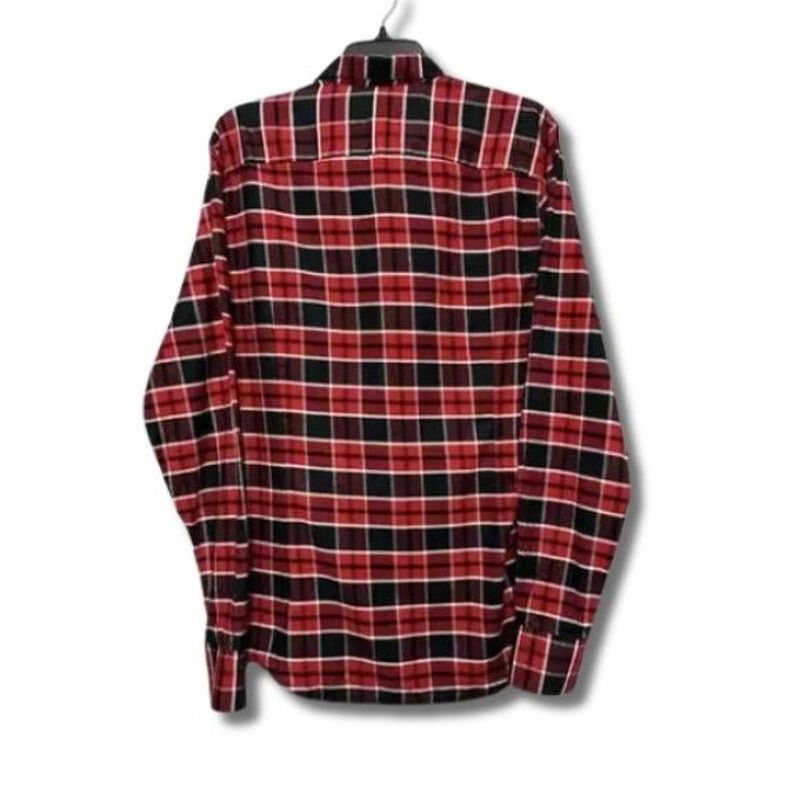 Other Good Man Plaid Pattern Shirt Button-Up Flannel Red M NWOT Size US M / EU 48-50 / 2 - 4 Thumbnail
