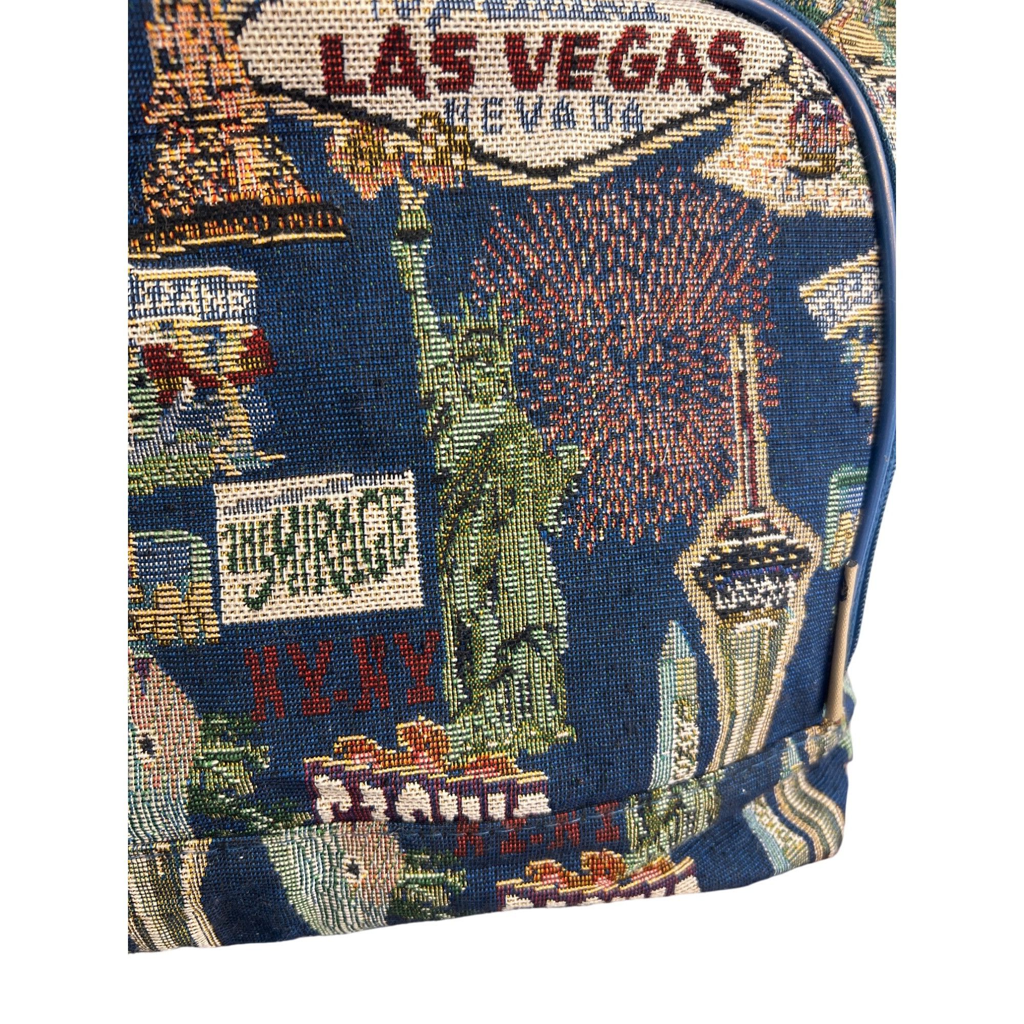 Other Vintage Bovano Las Vegas Tapestry Travel Tote Bag Zipper Top Size ONE SIZE - 2 Thumbnail