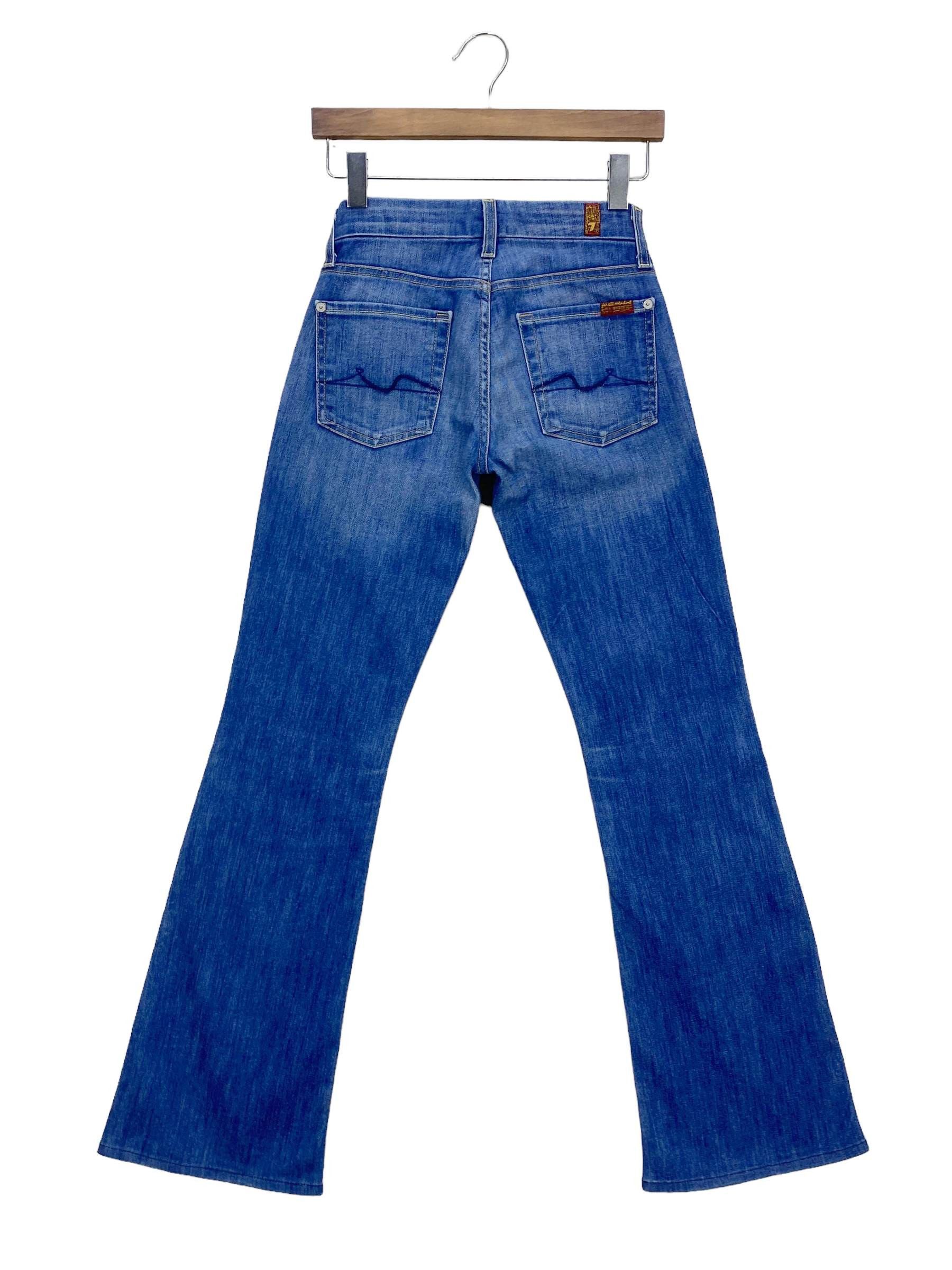 7 For All Mankind × Japanese Brand 7 for all mankind Flare Jeans Size 23" - 1 Thumbnail