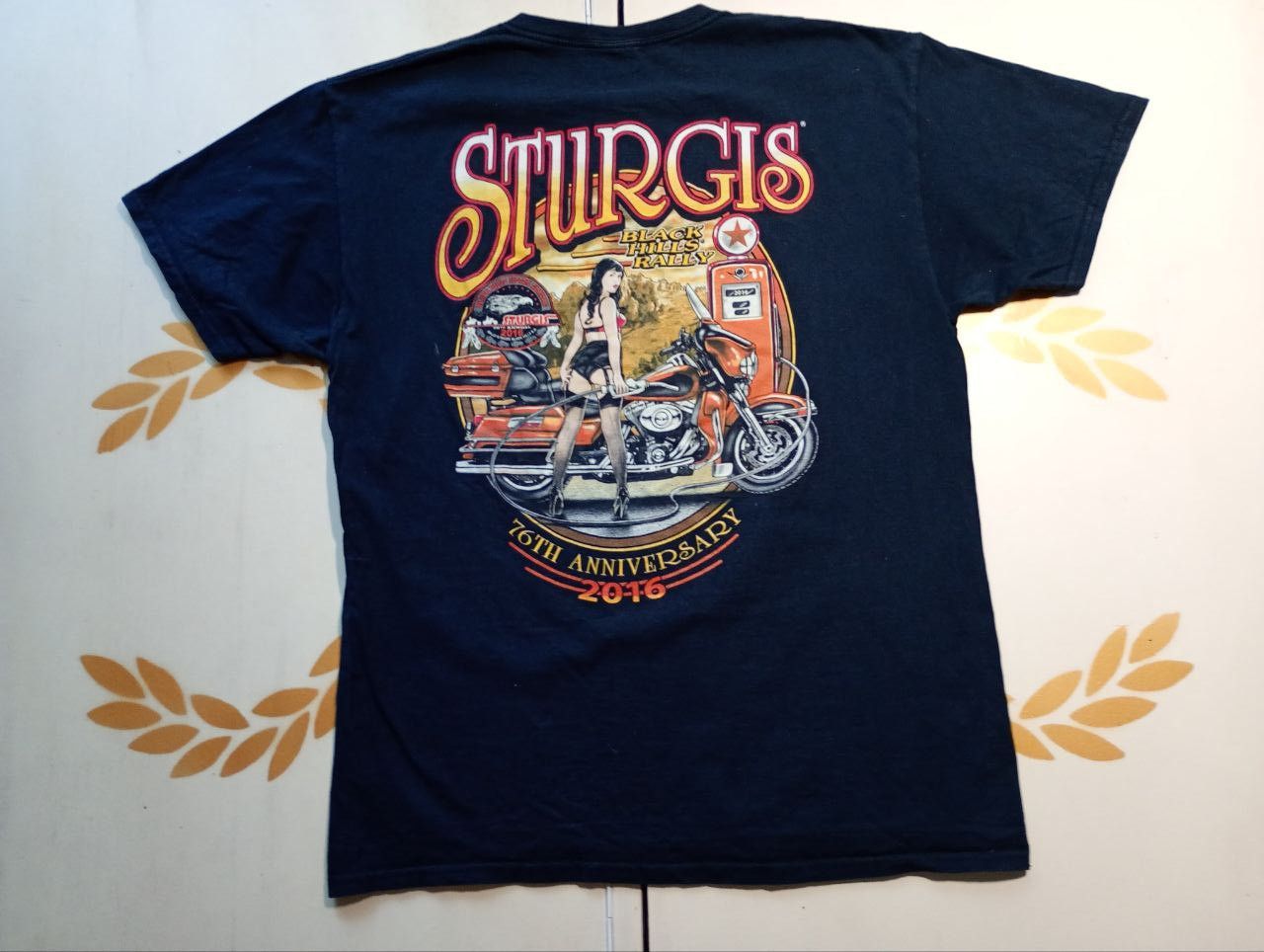 Jerzees Jerzees Sturgis 76th Anniversary 2016 T-Shirt Size US L / EU 52-54 / 3 - 3 Thumbnail