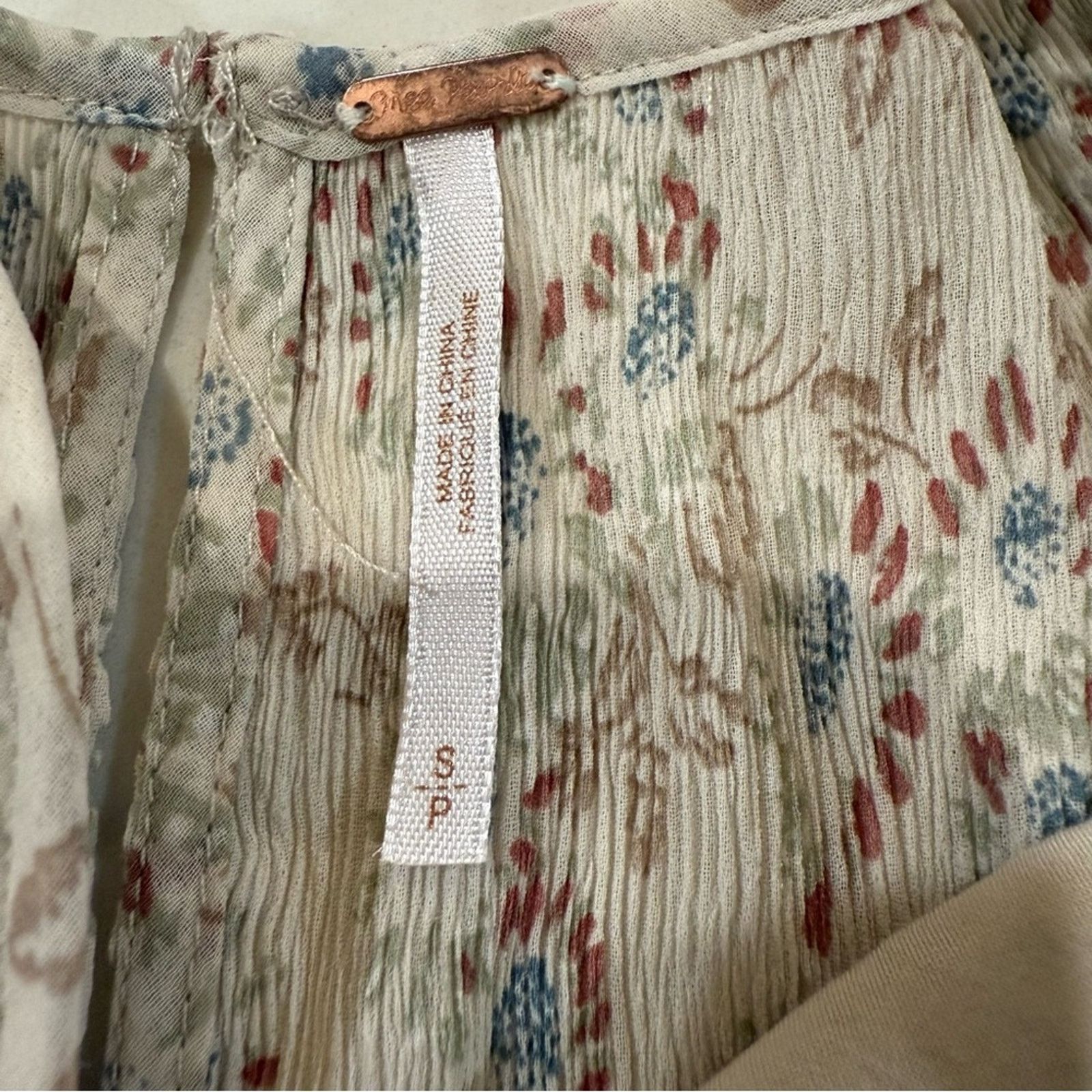 Free People Free People Floral Charolette Chiffon MidiDress Womens Small Size S / US 4 / IT 40 - 12 Thumbnail