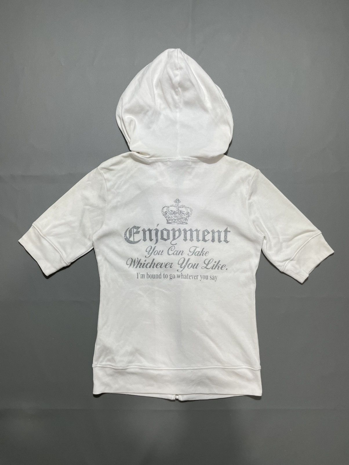Hysteric Glamour Japanese y2k Crown Poem Hoodie gothic style Size M / US 6-8 / IT 42-44 - 2 Thumbnail